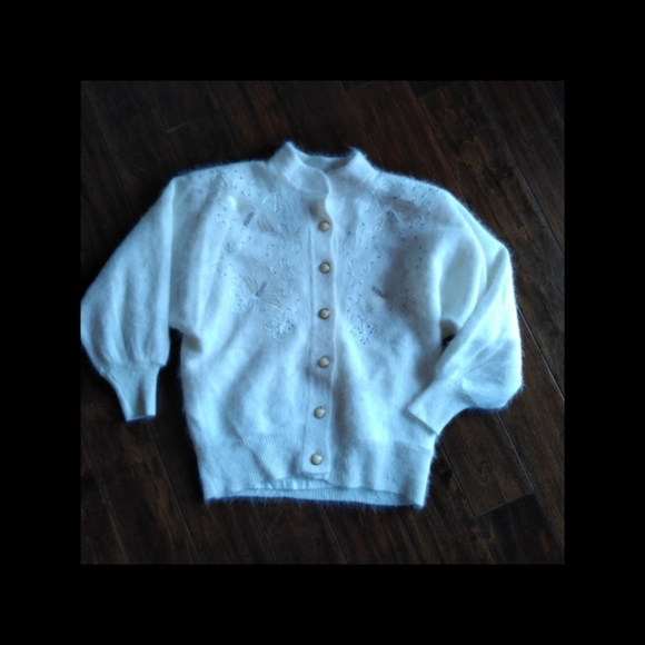 NWT Vintage Creatore Angora/lambs wool Sweater M - Picture 2 of 10